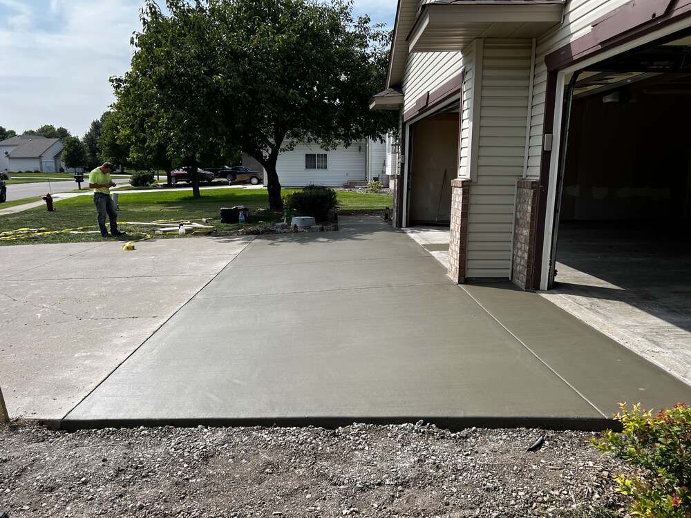 Garage Floor Slab Installation — Legacy General Services