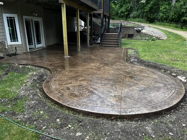 Textured Stamped Patio — Legacy General Services