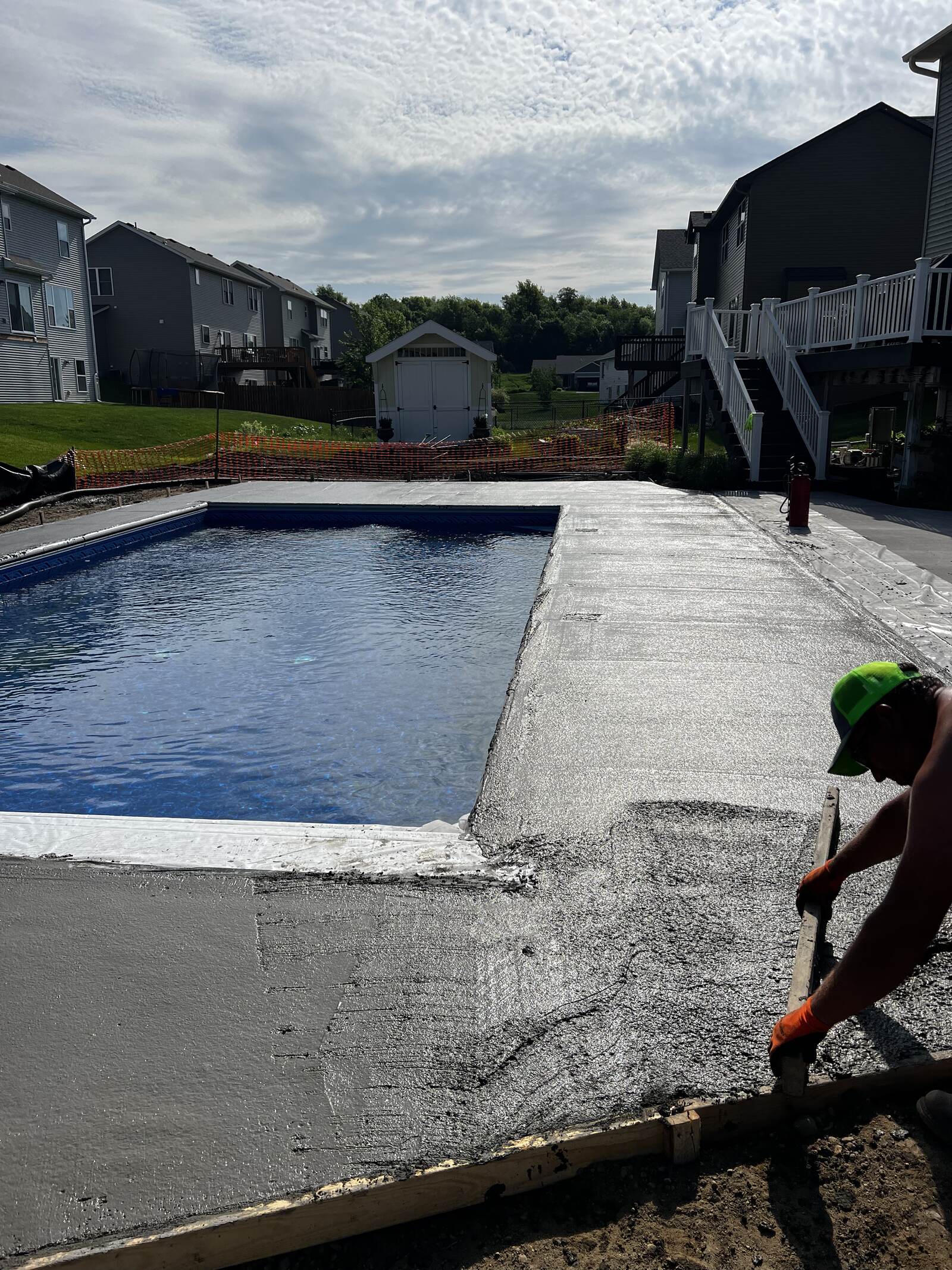 Pool Deck Concrete by Legacy General Services